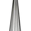 Noir Portal Floor Lamp, A, Black Metal