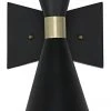 Sconces Noir Ariel Sconce, Black Metal