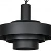 Noir Parlor Pendant, Black Metal All Lighting