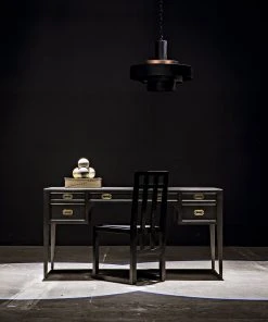 Noir Parlor Pendant, Black Metal All Lighting