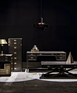 Noir Parlor Pendant, Black Metal All Lighting