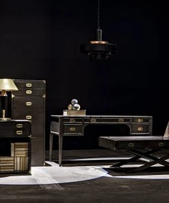 Noir Parlor Pendant, Black Metal All Lighting