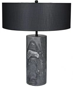 Table Lamps Noir Thomas Table Lamp With Black Shade