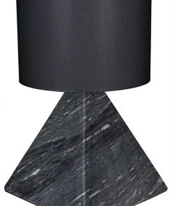 Table Lamps Noir Sheba Table Lamp With Black Shade