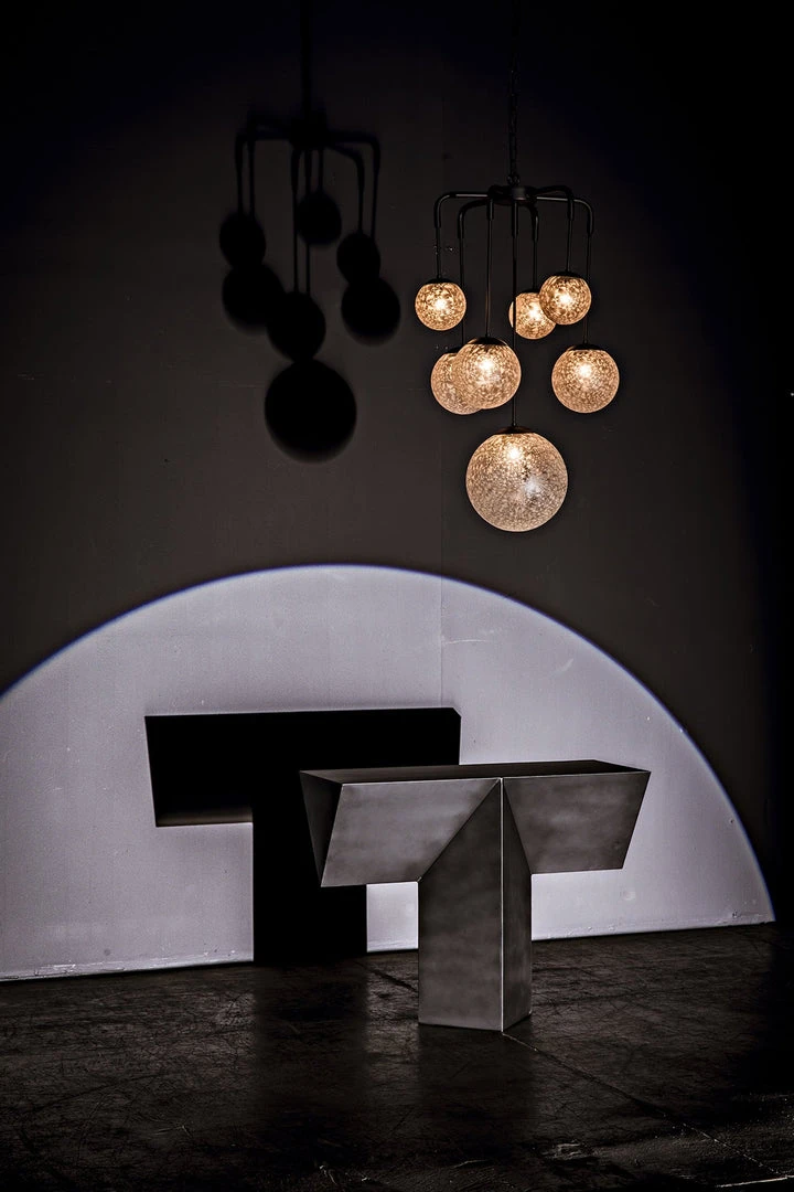 All Lighting Noir Artemis Chandelier, Black Metal 5 All Lighting Noir Artemis Chandelier, Black Metal