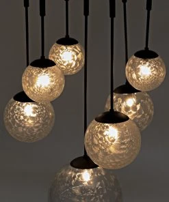 All Lighting Noir Artemis Chandelier, Black Metal 15 All Lighting Noir Artemis Chandelier, Black Metal