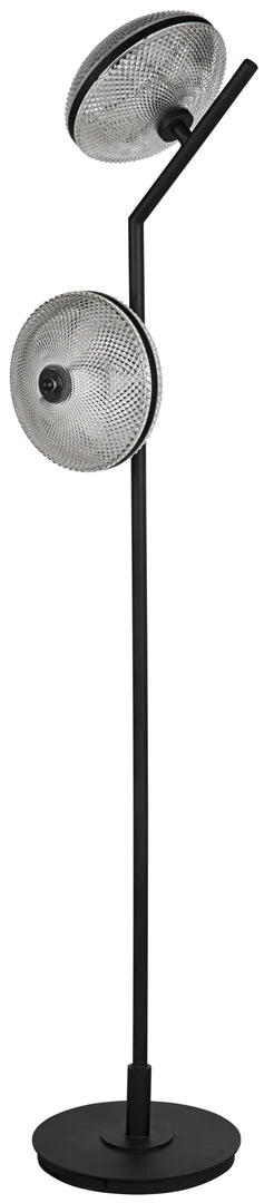 Floor Lamps Noir Gibson Floor Lamp, Black Metal
