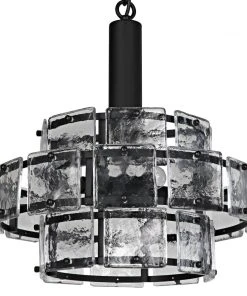 Noir Bergdorf Pendant, Black Metal All Lighting