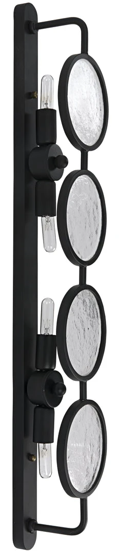 Noir Ordo Sconce, Black Metal Sconces 5 Noir Ordo Sconce, Black Metal Sconces