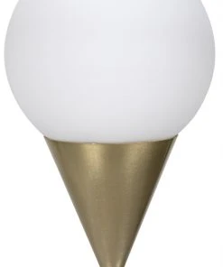 Noir Antero Lamp, Metal With Brass Finish