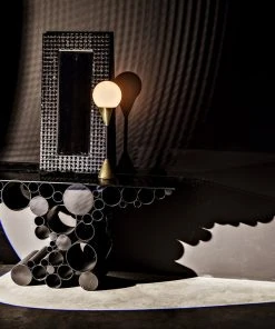 Noir Antero Lamp, Metal With Brass Finish