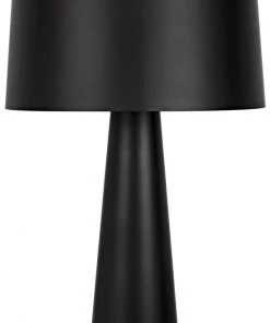 Noir Moray Floor Lamp, Black Metal Floor Lamps