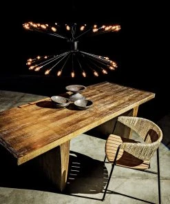 Noir Lamberto Chandelier, Black Metal