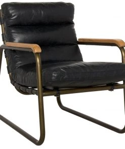 LIVING ROOM Noir Cowhide Arm Chair