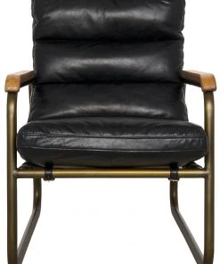 LIVING ROOM Noir Cowhide Arm Chair