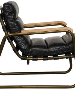 LIVING ROOM Noir Cowhide Arm Chair 8 LIVING ROOM Noir Cowhide Arm Chair