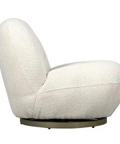 Noir Artemis Chair, Teddy Fabric