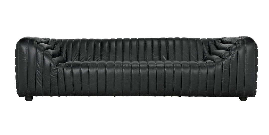 Noir Hermes Sofa, Leather 5 Noir Hermes Sofa, Leather