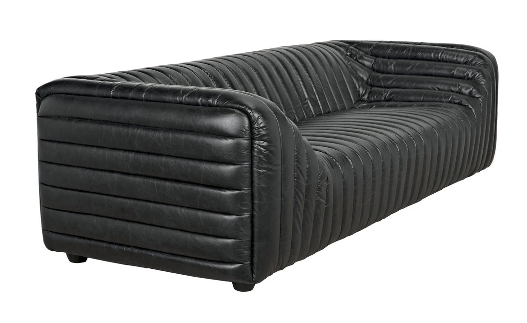 Noir Hermes Sofa, Leather 7 Noir Hermes Sofa, Leather