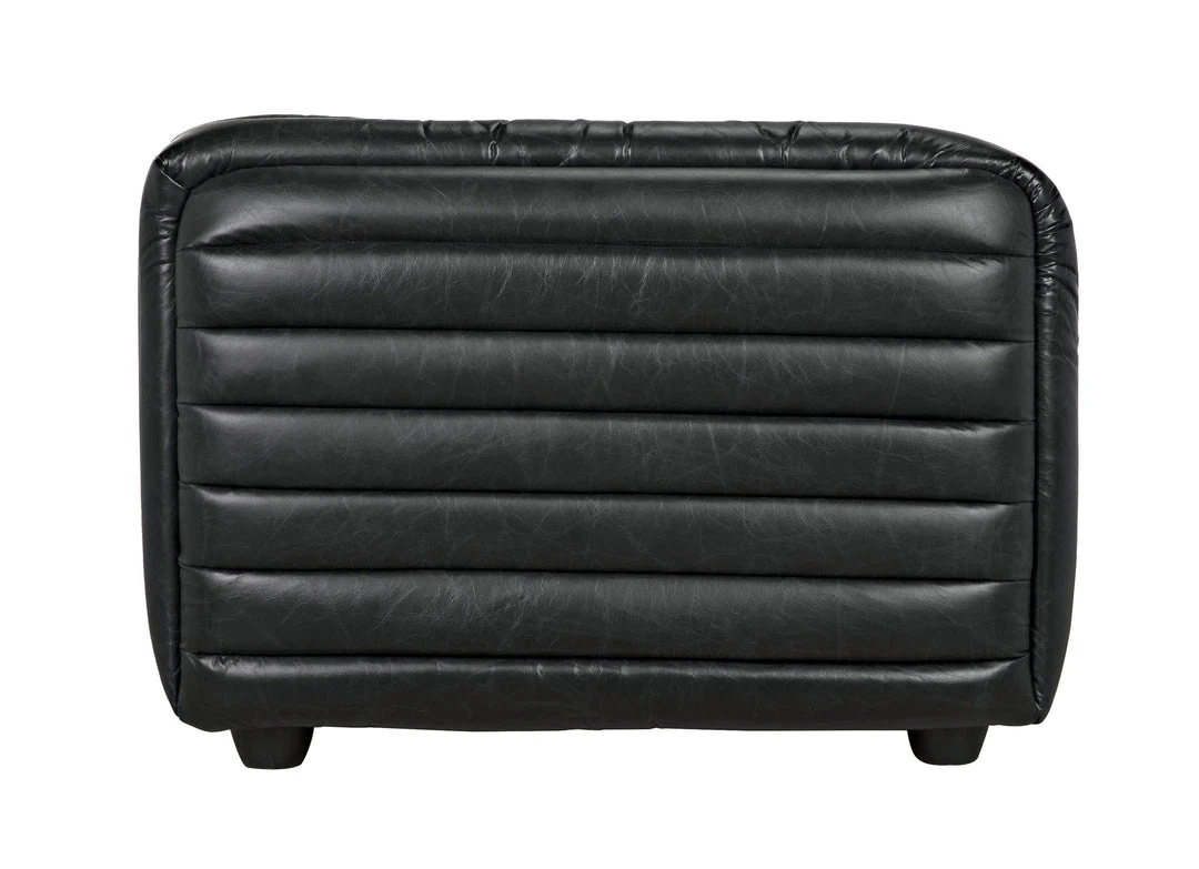Noir Hermes Sofa, Leather 8 Noir Hermes Sofa, Leather