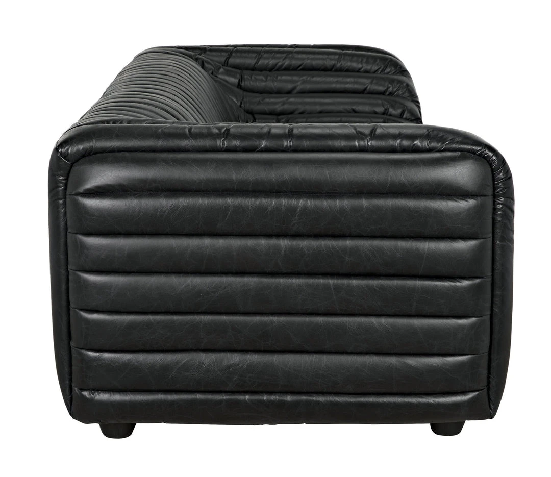 Noir Hermes Sofa, Leather 9 Noir Hermes Sofa, Leather