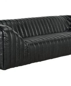 Noir Hermes Sofa, Leather