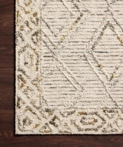 Justina Blakeney X Loloi Leela Hand Tufted Ivory / Lagoon Rug