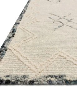 Justina Blakeney X Loloi Leela Hand Tufted Ocean / White Rug RUGS