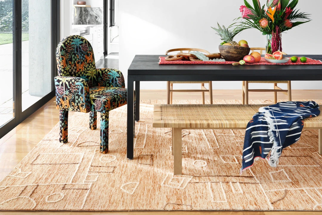 Justina Blakeney X Loloi Leela Hand Tufted Terracotta / Natural Rug 6 Justina Blakeney X Loloi Leela Hand Tufted Terracotta / Natural Rug