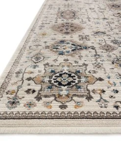 Loloi Leigh Power Loomed Ivory / Taupe Rug