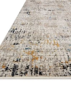 Loloi Leigh Power Loomed Ivory / Granite Rug