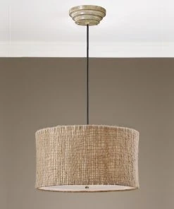 Uttermost Burleson 3 Light Drum Pendant