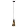 Uttermost Frisco 1 Lt Black Metal Mini Pendant All Lighting