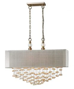 Uttermost Santina 2 Light Shade Pendant Pendants