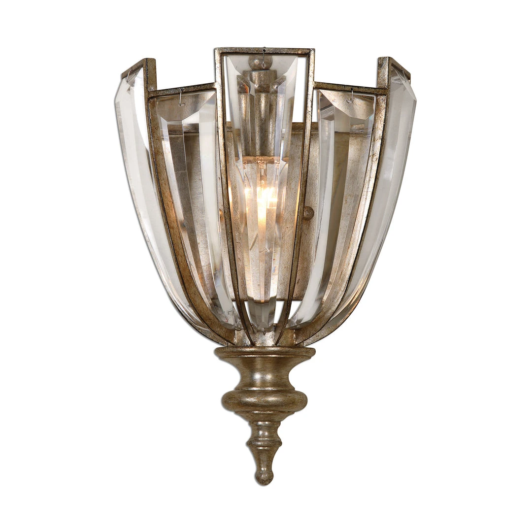 Uttermost Vicentina 1 Light Crystal Wall Sconce All Lighting 3 Uttermost Vicentina 1 Light Crystal Wall Sconce All Lighting