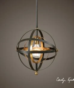 Pendants Uttermost Rondure 1 Light Sphere Mini Pendant