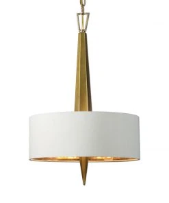 Uttermost Obeliska 3 Light Gold Chandelier All Lighting