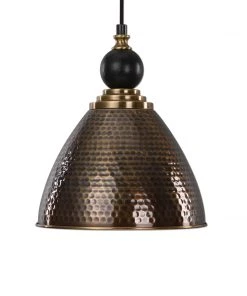 Uttermost Adastra 1 Light Antique Brass Pendant All Lighting