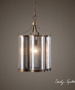 Uttermost Croydon 1 Light Mercury Glass Pendant
