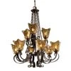 Uttermost Vetraio 9Lt Oil Rubbed Bronze Chandelier All Lighting