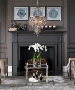 Uttermost Valka 6 Light Crystal Chandelier All Lighting