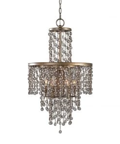 Uttermost Valka 6 Light Crystal Chandelier All Lighting