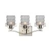 All Lighting Uttermost Copeman Brushed Nickel 3 Light Vanity Strip