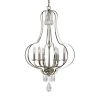 All Lighting Uttermost Genie 6 Light Polished Nickel Chandelier