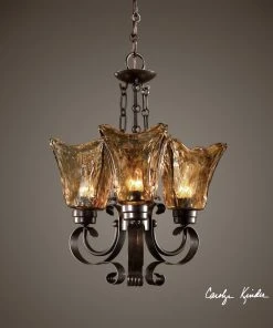 Uttermost Vetraio 3Lt Oil Rubbed Bronze Chandelier