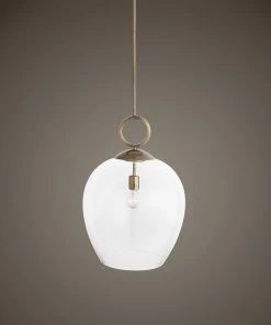 Uttermost Calix Large Blown Glass 1 Light Pendant