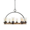 All Lighting Uttermost Atwood 8 Light Wagon Wheel Pendant 1 All Lighting Uttermost Atwood 8 Light Wagon Wheel Pendant