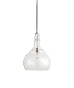 All Lighting Uttermost Ilona 1 Light Seeded Glass Teardrop Pendant