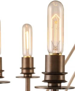 Uttermost Lyndhurst Industrial 9 Light Chandelier All Lighting