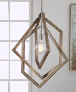 Uttermost Elroy 1 Light Modern Pendant